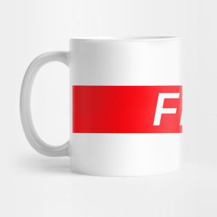 Flex // Red Box Logo Mug